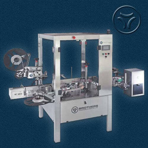 Automatic Twin Head Carton Security Label Sticker Labelling Machine LABELSTIK-250c.Twin