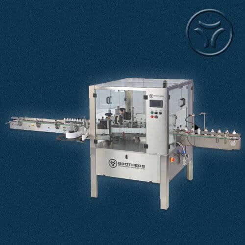 Automatic Two Side (Front & Back) Flat Bottle Sticker Labelling Machine LABELSTIK-100F.Twin
