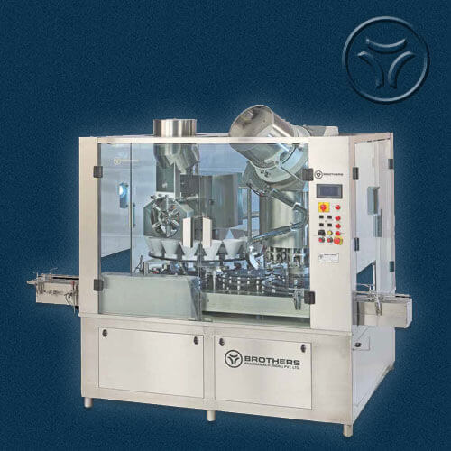 High Speed Rotary Dry Syrup 16x8 Powder Filling & Capping Machine in Japan