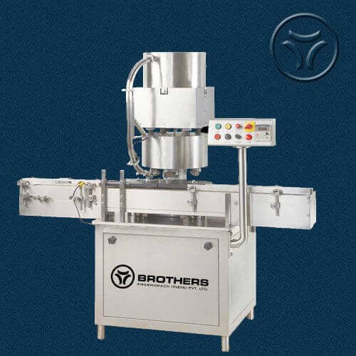 Automatic 4 Head Vial Capping Machine in South Korea